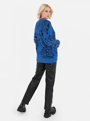Lovedrobe Floral Jacquard Jumper - Image 4 of 4