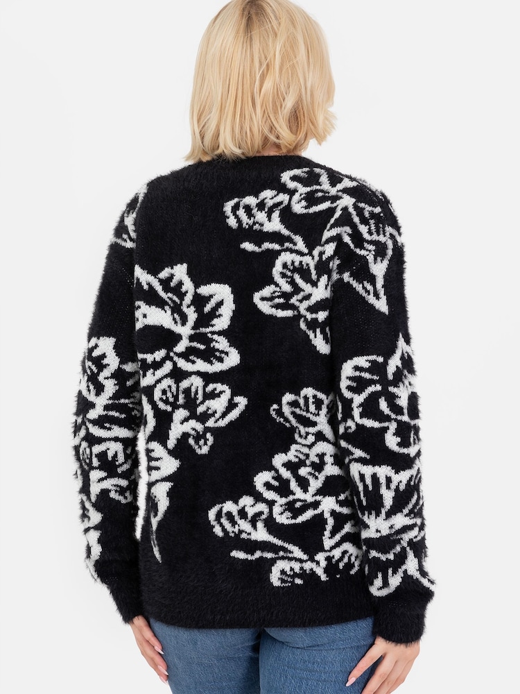 Lovedrobe Floral Jacquard Jumper - Image 2 of 6