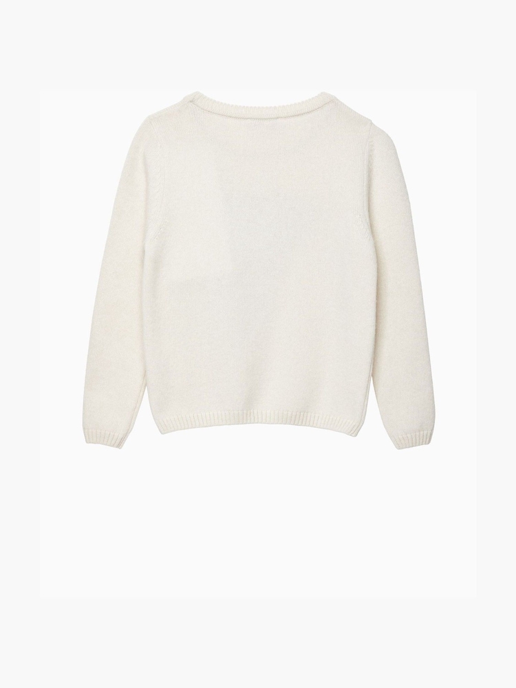 Trotters London Winter Dasher White Jumper - Image 2 of 3