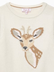 Trotters London Winter Dasher White Jumper - Image 3 of 3