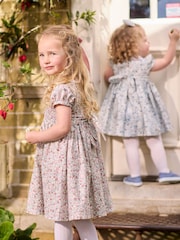 Trotters London Arabella Floral Smocked Cotton Dress - Image 3 of 7