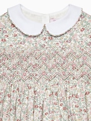 Trotters London Arabella Floral Smocked Cotton Dress - Image 7 of 7