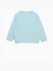 Trotters London Blue Hollie Hedgehog Cardigan - Image 2 of 3