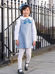 Trotters London Herringbone Georgina Bow Dress - Image 1 of 6