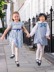 Trotters London Herringbone Georgina Bow Dress - Image 2 of 6