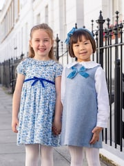 Trotters London Herringbone Georgina Bow Dress - Image 3 of 6