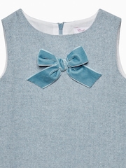 Trotters London Herringbone Georgina Bow Dress - Image 6 of 6