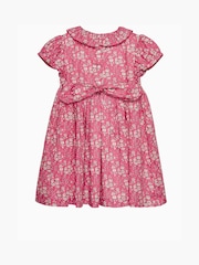 Trotters London Pink Liberty Print Capel Floral Smocked Party Dress - Bild 3 von 4