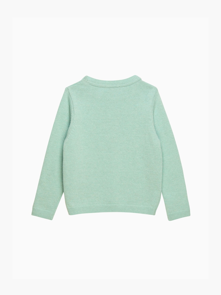 Trotters London Sea Green Galloping Freya Horse Jumper - Image 2 of 4