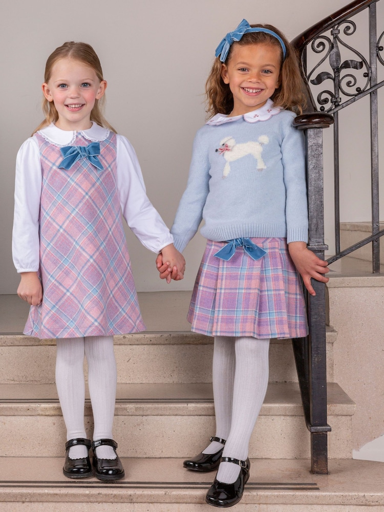 Trotters London Blue Peggy Poodle Jumper - Image 1 of 4 Trotters London Blue Peggy Poodle Jumper - Image 1 of 4
