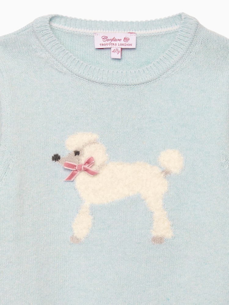 Trotters London Blue Peggy Poodle Jumper - Image 4 of 4