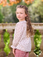Trotters London White Flora Cotton Blouse - Image 2 of 5