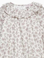Trotters London White Flora Cotton Blouse - Image 5 of 5