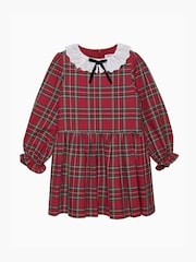 Trotters London Red Tabitha Willow Tartan Dress - Image 1 of 3