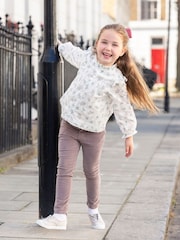 Trotters London Blue Frida Cotton Blouse - Image 1 of 5