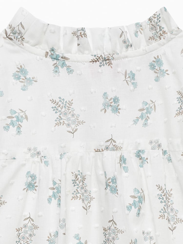Trotters London Blue Frida Cotton Blouse - Image 5 of 5