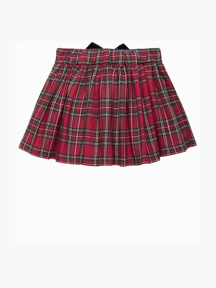 Buy Trotters London Red Tartan Scottie Skirt from Next Oman