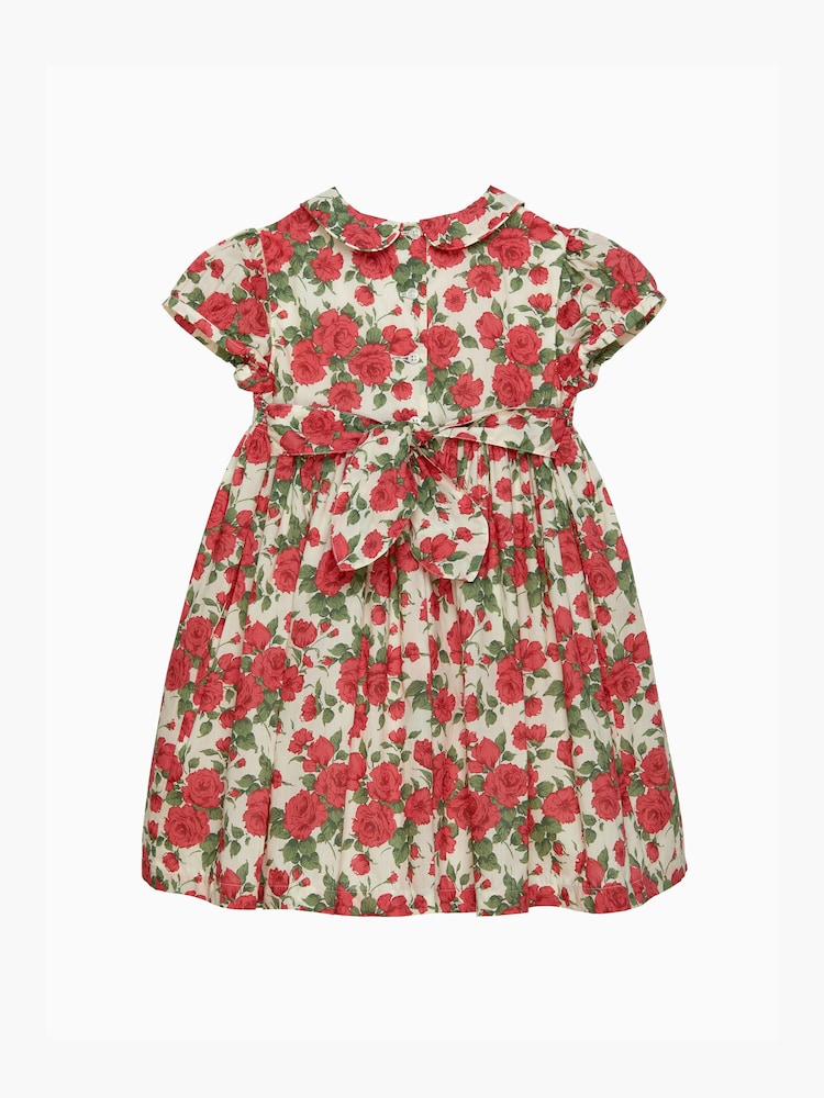 Trotters London Liberty Carline Rose gerüschtes Partykleid mit Print in Rot - Bild 2 von 3 Trotters London Liberty Carline Rose gerüschtes Partykleid mit Print in Rot - Bild 2 von 3