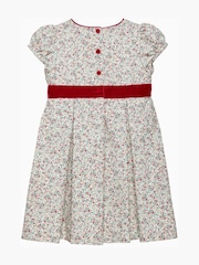 Trotters London Gold Floral Ruby Party Dress - Image 2 of 3