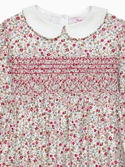 Trotters London Arabella Floral Smocked Cotton Dress - Image 3 of 3