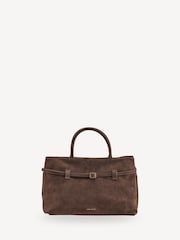 Manu Atelier Brown Suede Le Cambon 35 Handbag - Image 5 of 9