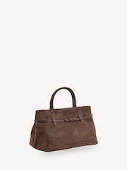 Manu Atelier Brown Suede Le Cambon 35 Handbag - Image 6 of 9