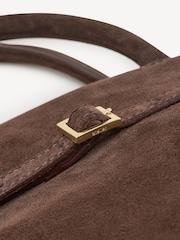 Manu Atelier Brown Suede Le Cambon 35 Handbag - Image 8 of 9