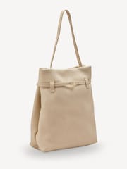 Manu Atelier Vanilla Suede Leather Tote Du Jour Bag - Image 4 of 6