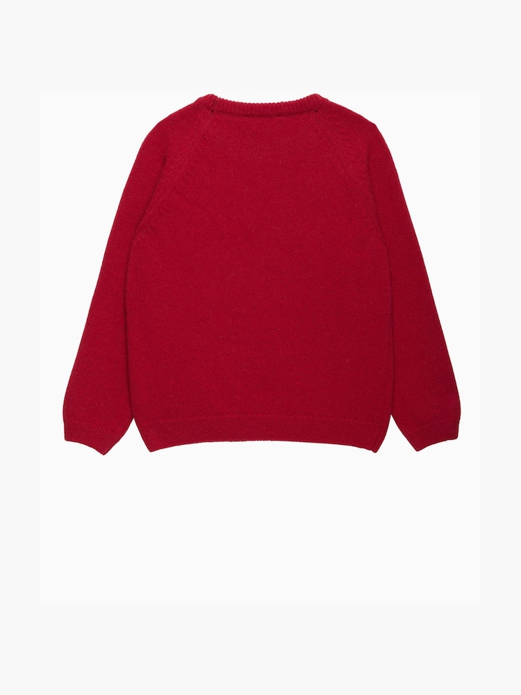 Suéter rojo de tren de vapor de Trotters London - Imagen 2 de 3