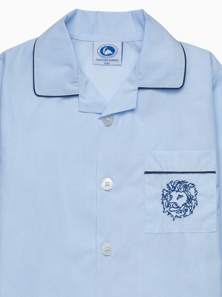 Trotters London Blue Augustus Lion Pyjamas - Image 4 of 4