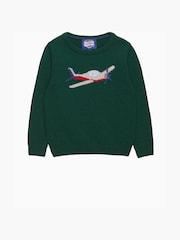 Trotters London Green Plane Jumper - Image 1 of 3