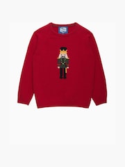 Trotters London Red Nutcracker Jumper - Image 1 of 3