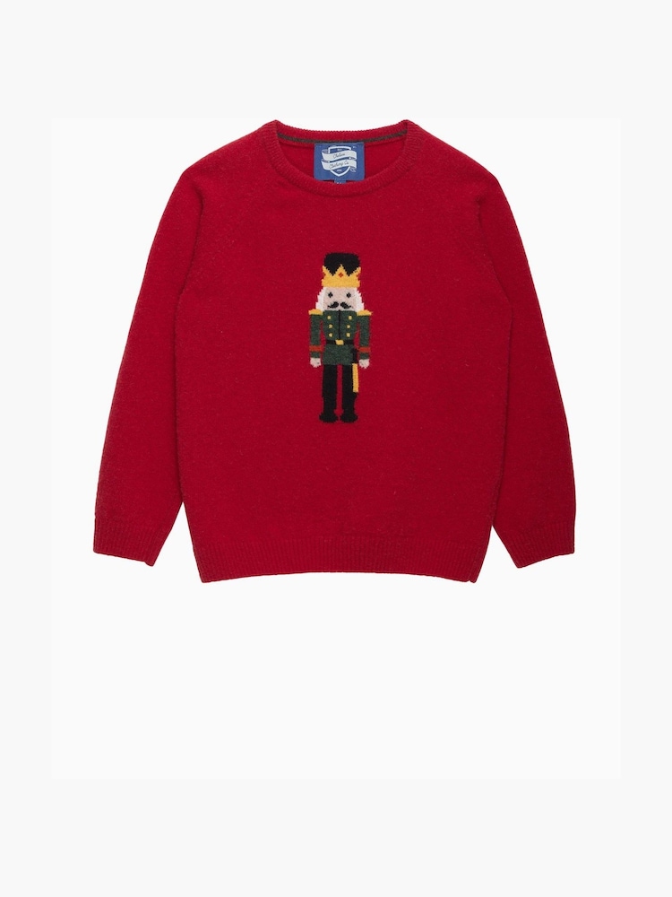 Trotters London Red Nutcracker Jumper - Image 1 of 3