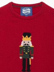 Trotters London Red Nutcracker Jumper - Image 3 of 3