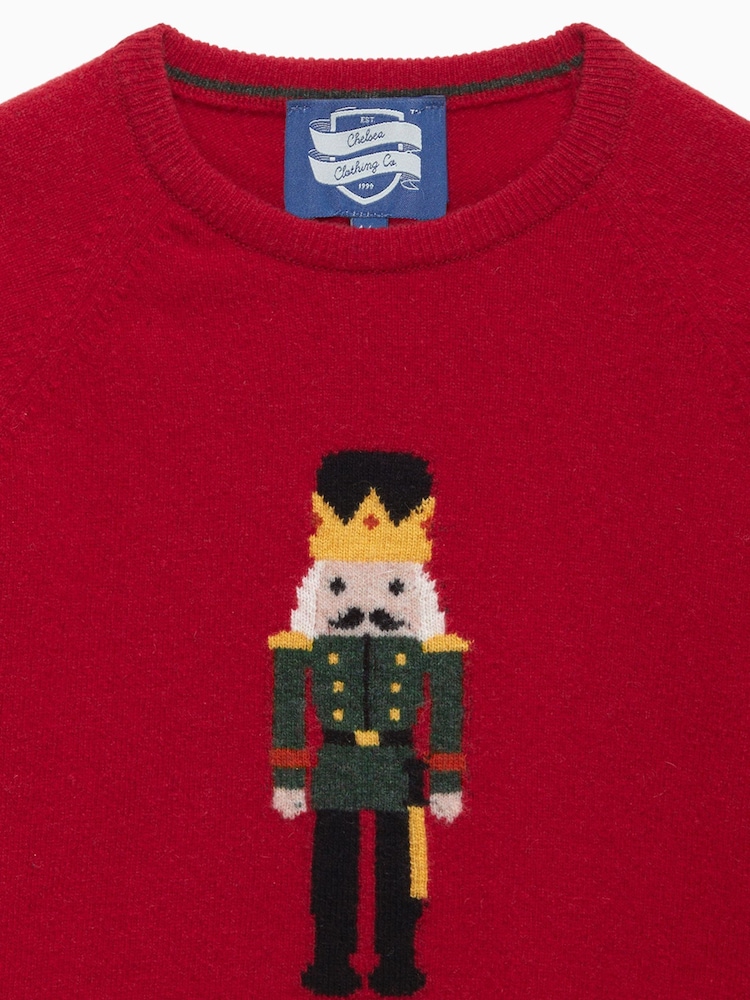 Trotters London Red Nutcracker Jumper - Image 3 of 3