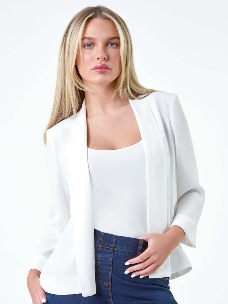 Roman White Edge To Edge Jacket - Image 1 of 5