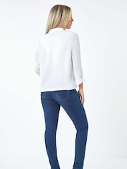 Roman White Edge To Edge Jacket - Image 3 of 5