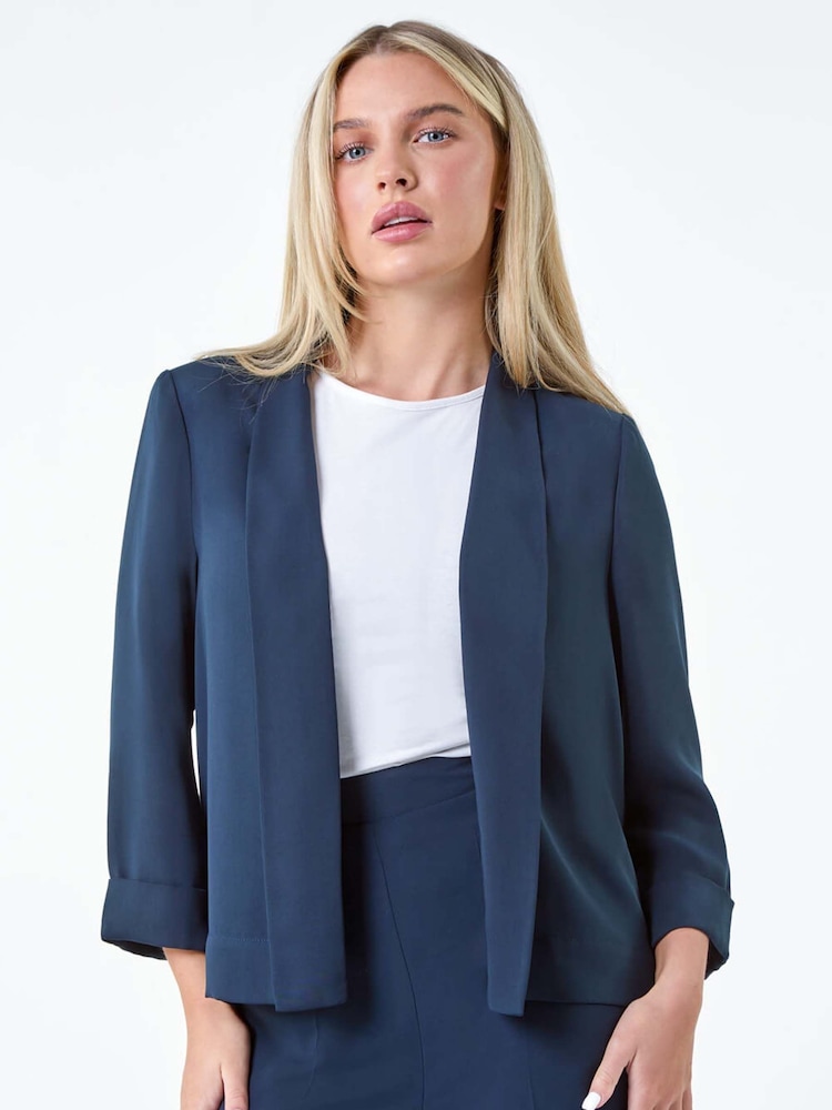 Roman Blue Edge To Edge Jacket - Image 1 of 5