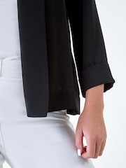 Roman Black Edge To Edge Jacket - Image 5 of 5