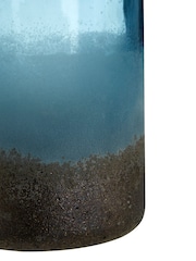 Fifty Five South Blue Chiara Glass Vase with Sand Effect - Image 5 of 5
