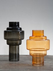 Fifty Five South Amber Cayden Glass Vase - Image 1 of 6