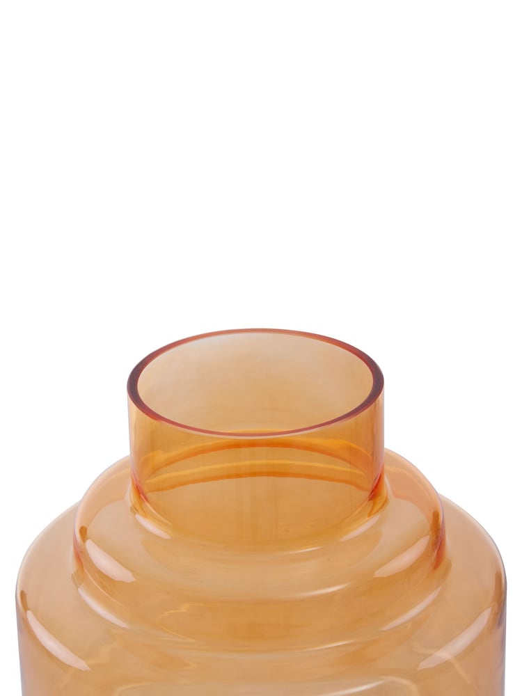 Fifty Five South Amber Cayden Glass Vase - Image 6 of 6 Fifty Five South Amber Cayden Glass Vase - Image 6 of 6