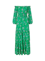 Yumi Bardot Langärmeliges Maxikleid mit Blumenmuster - Bild 5 von 5