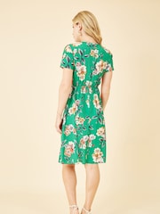 Robe Yumi Floral taille froncée - Image 5 de 5