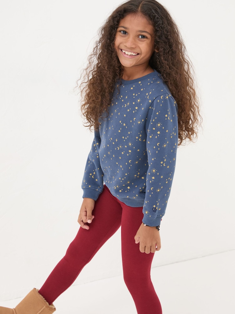 FatFace Navy Star Crew Sweater - Image 1 of 5 FatFace Navy Star Crew Sweater - Image 1 of 5