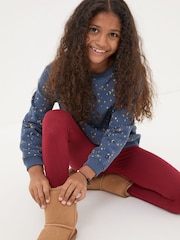 FatFace Navy Star Crew Sweater - Image 3 of 5