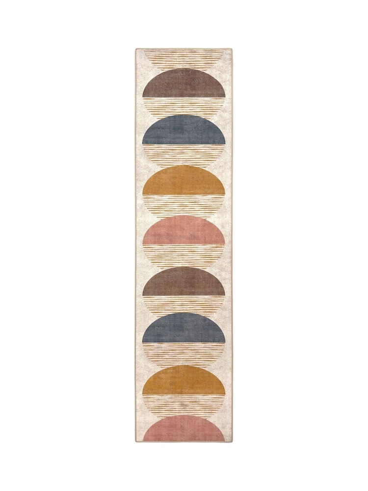 Hug Rug Cream Oval Eclipse Runner - Image 2 of 3 Hug Rug Cream Oval Eclipse Runner - Image 2 of 3