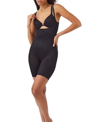 SPANXshape™ Invisible Open-Bust Mid-Thigh Bodysuit - Image 1 of 6