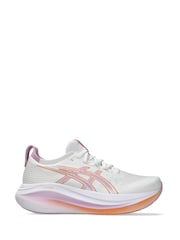 Blanco - ASICS Womens Gel Nimbus 27 Trainers. - Imagen 1 de 5