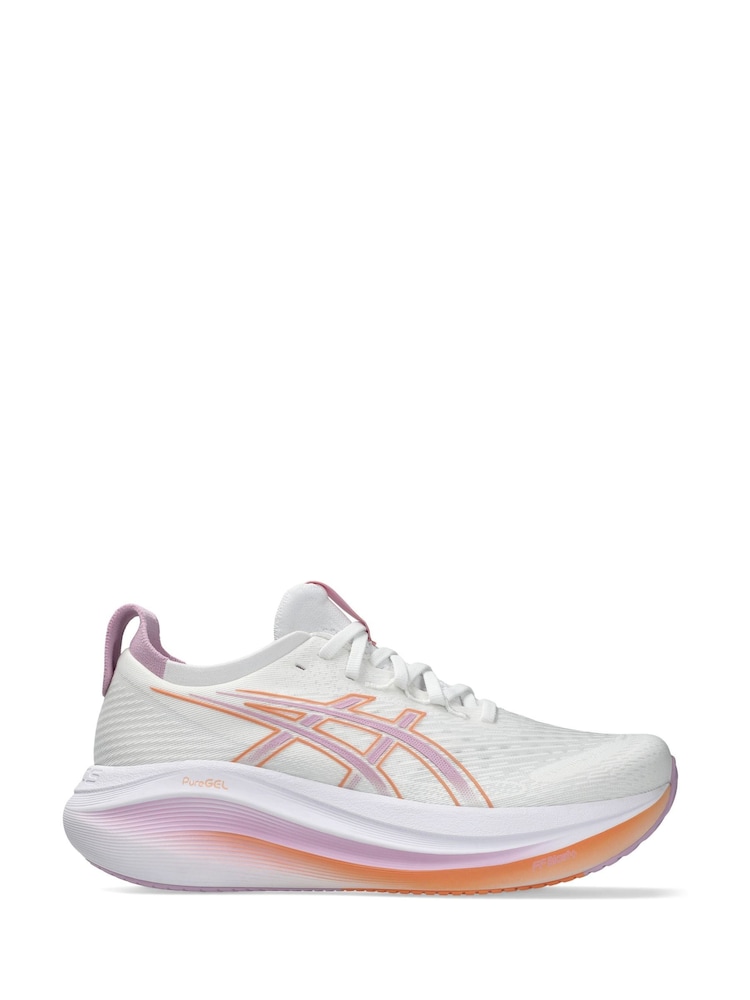 Blanco - ASICS Womens Gel Nimbus 27 Trainers. - Imagen 1 de 5